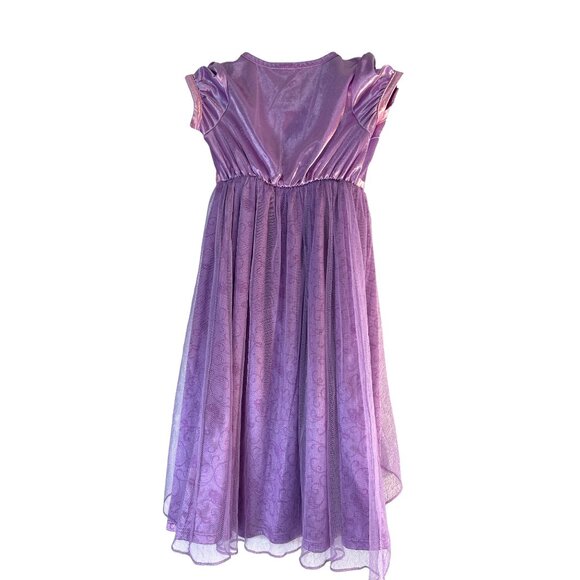 Disney Princess Toddler Girls Night Gown Rapunzel Purple Multi Size 5 - Picture 2 of 6